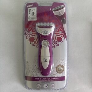 Pure Silk Spa Therapy Wet Dry Foil Shaver Trimmer Battery Operated NEW